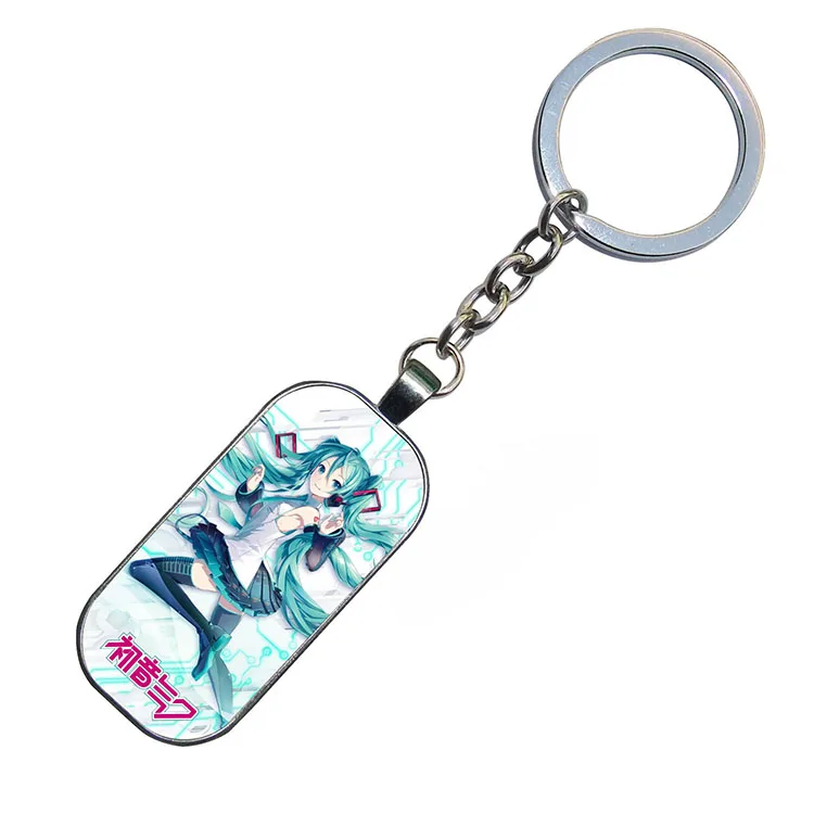 

New Arrival Himouto Umaru-chan Anime Key Chain Hatsune Miku Anime Metal Keychain Jewelry Gift For Girls Boys Phone Accessories