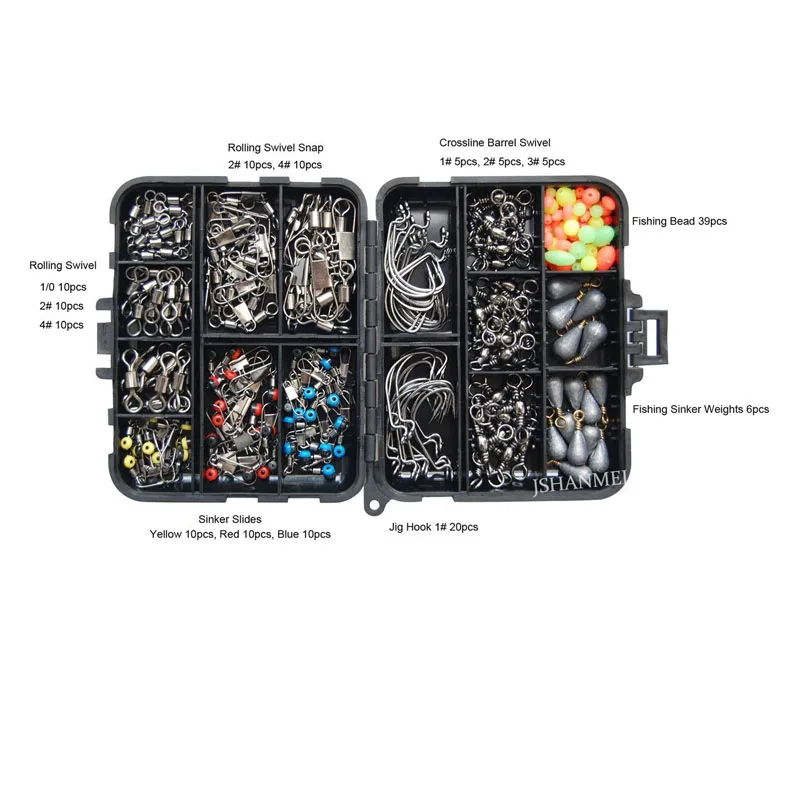 https://ae01.alicdn.com/kf/HTB1BkIuQVXXXXXYXpXXq6xXFXXX7/JSM-160pcs-box-Fishing-Accessories-Kit-Including-Jig-Hooks-fishing-Sinker-weights-fishing-Swivels-Snaps-with.jpg