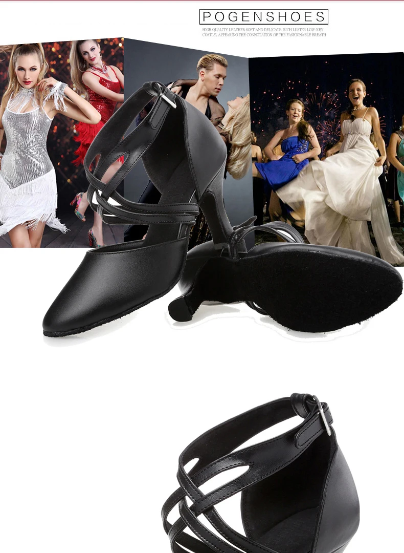Туфли для латинских танцев женские самб с взрослых Для женщин Обувь кожаная для девочек кадриль современный Обувь Лето Мягкая подошва в