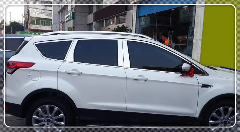 

For Ford Escape Kuga 2013-2019 Window Bezel Garnish Surround Cover Trims Car Styling