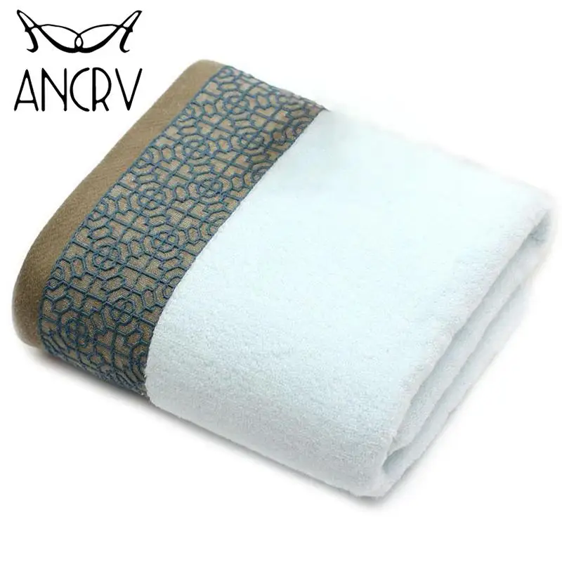 ANCRV Baby Bath 100% Cotton 74*33cm Newborn Textile Cotton Towel Baby Bath Towel Thickened Baby Washcloth VEG7452