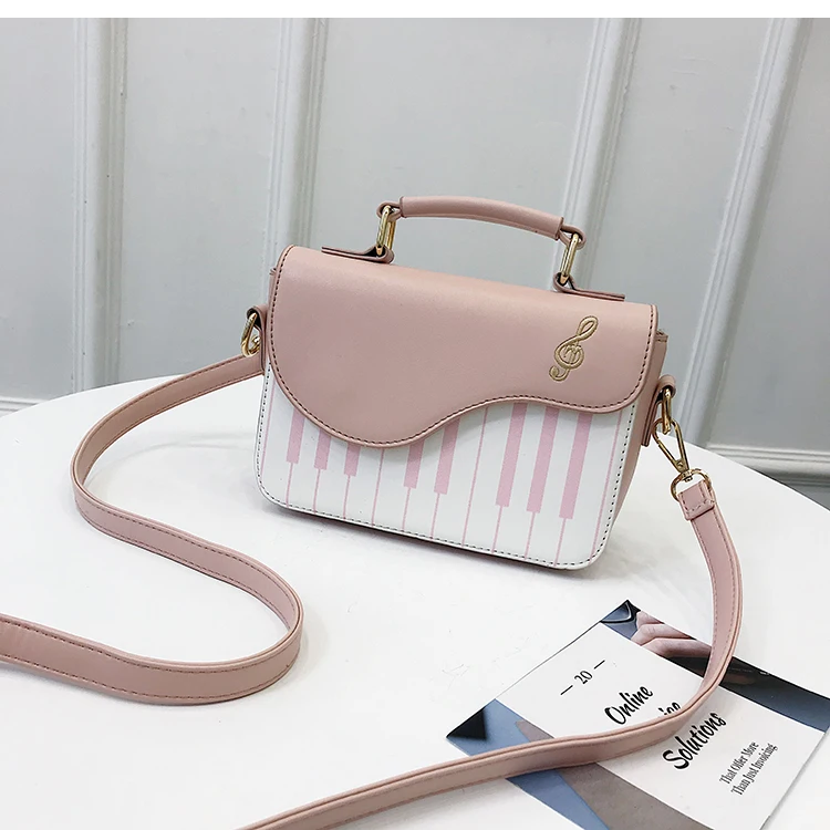 المتناثرة البيانو على شكل Messager حقيبة أعلى حقائب بيد مصمم Crossbody حقيبة حزب محفظة عارضة سيدة حقائب اليد Bolso femenino 2019