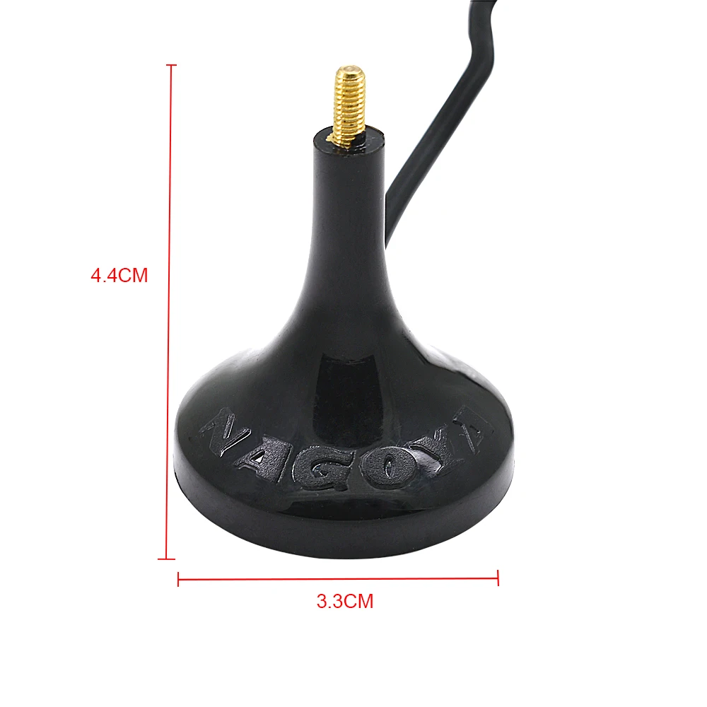 NAGOYA UT-106UV Dual Band VHF UHF Two Way Radio BNC Antenna Car Magnetic 3M RG-174 Cable For Kenwood TK100 TK200 IC-V8 IC-V80
