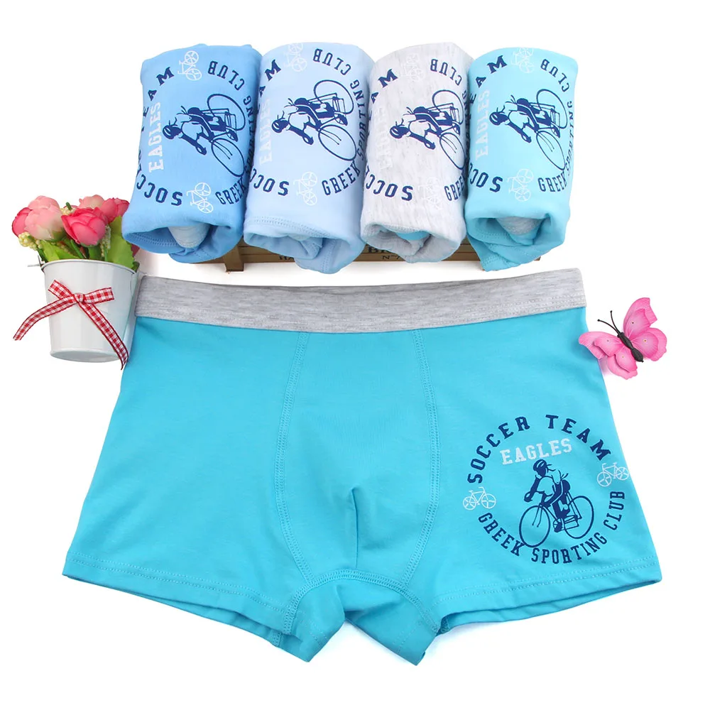 10-Random 3colors Детское нижнее белье для мальчиков из хлопка удобные Однотонные трусы-боксеры для мальчиков нижнее белье из 3 предметов для детей от 2 до 18 лет - Цвет: 10-Random 3colors