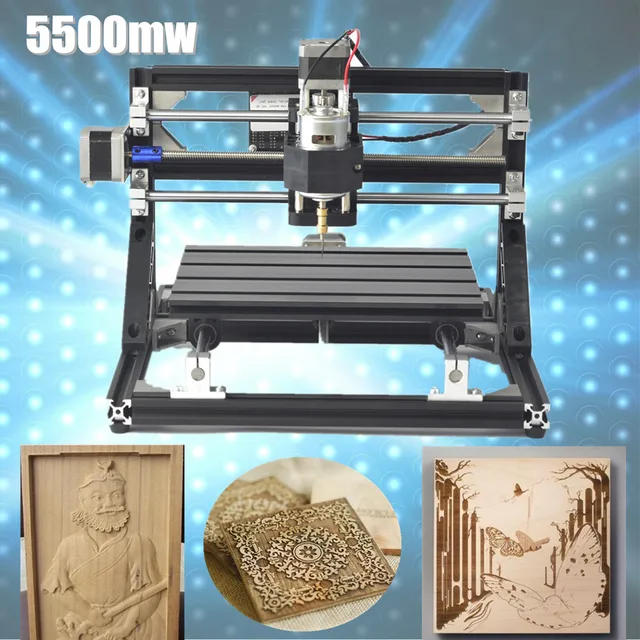 Special Offers 110V -240V 5500mW Laser Head CNC 3018 Engraving Machine Wood Router Carving Woodworking Machinery Special Offers 110V -240V 5500mW Laser Head CNC 3018 Engraving Machine Wood Router Carving Woodworking Machinery