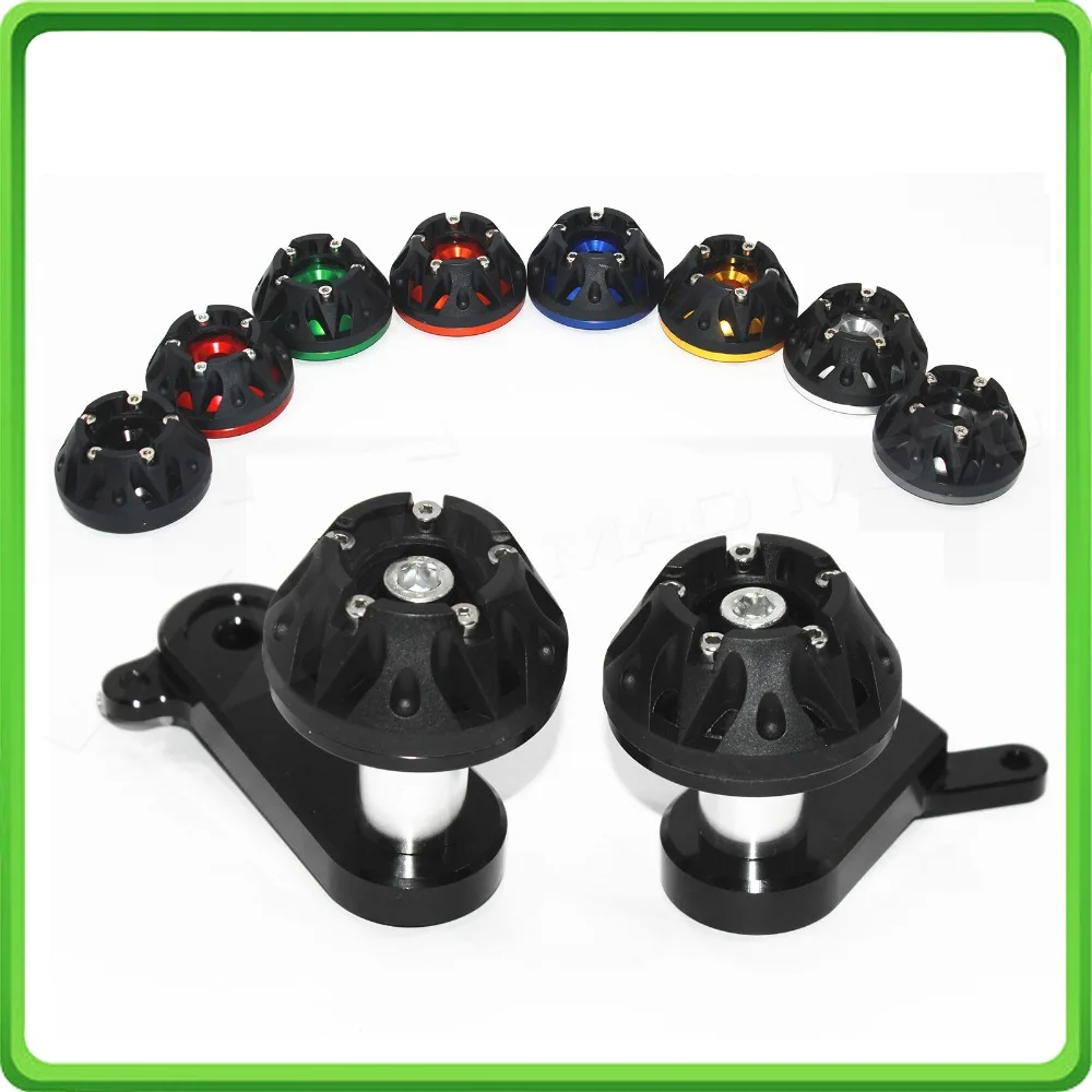 CNC Motorcycle Falling Protection Cover Slider Frame Sliders Protector Crash Guard For KAWASAKI NINJA ZX6R 2009 2010 2011 (37)