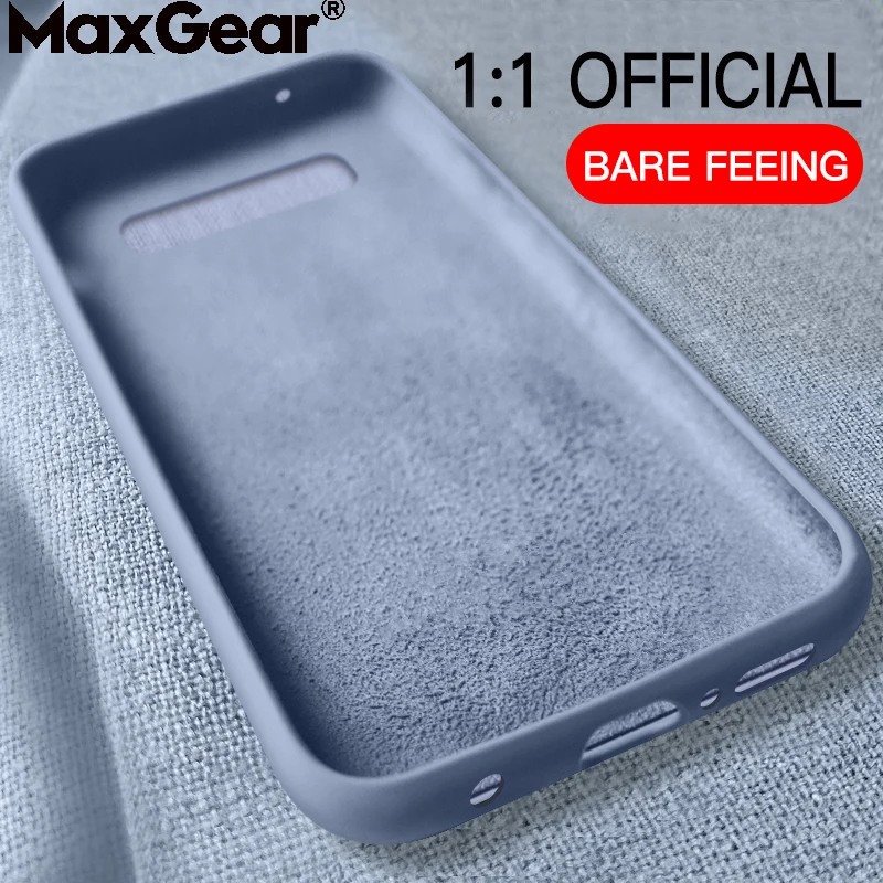 Original Soft Summer Liquid Silicone Case For SamSung Galaxy S8 S9 S10 Plus S10E M10 M20 Note 8 9 Back Cover S7 Edge M30 A60 A70