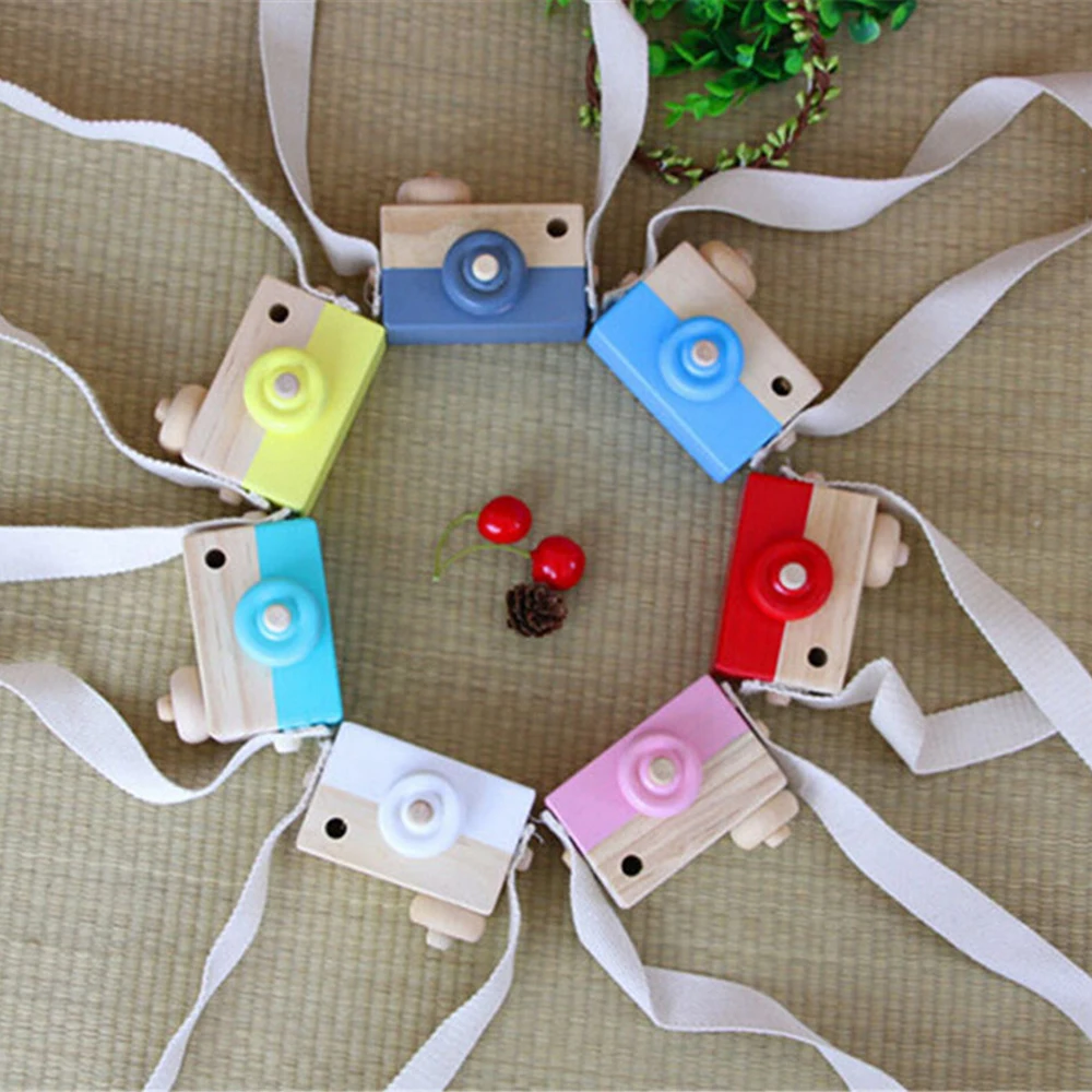 Toy Cameras Mini Cute Wooden Camera Baby Kids Hanging Photography Prop Decoration Children Educational Birthday Christmas Gifts Toy Cameras Mini Cute Wooden Camera Baby Kids Hanging Photography Prop Decoration Children Educational Birthday Christmas Gifts