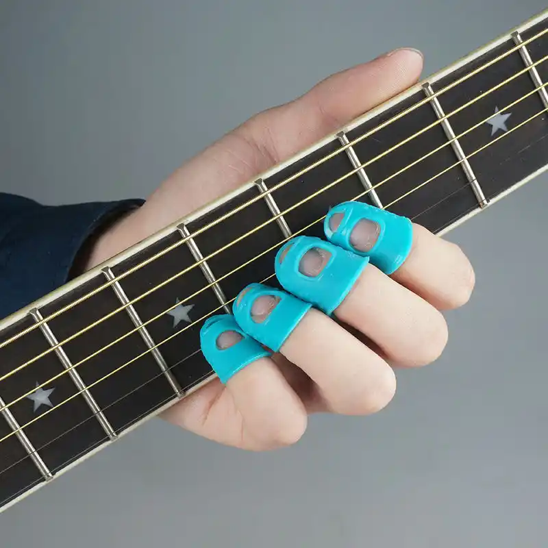 Guitar Accessories kit Silicone Fingertip Protectors Guitar Finger