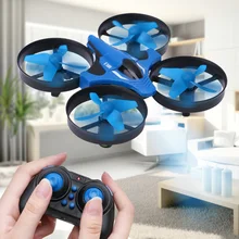 Mini Helicoptero RC Quadcopter Quadrocopter Télécommande Toys RC Hélicoptère 2.4G Sans Tête Mode Un Retour Key X2