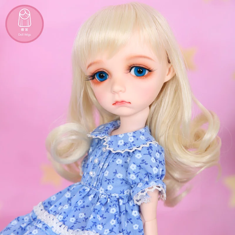 Парик для куклы BJD Размер 7-8 дюймов высокотемпературный парик imda3.0 Colette длинные волосы bjd sd кукла парики в красоту diy