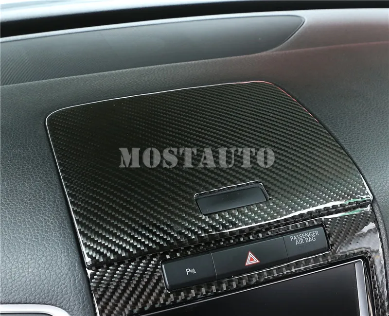 Для VW Touareg центр углеродного волокна для панелей; хранение крышки коробки отделка 2011- 1 шт