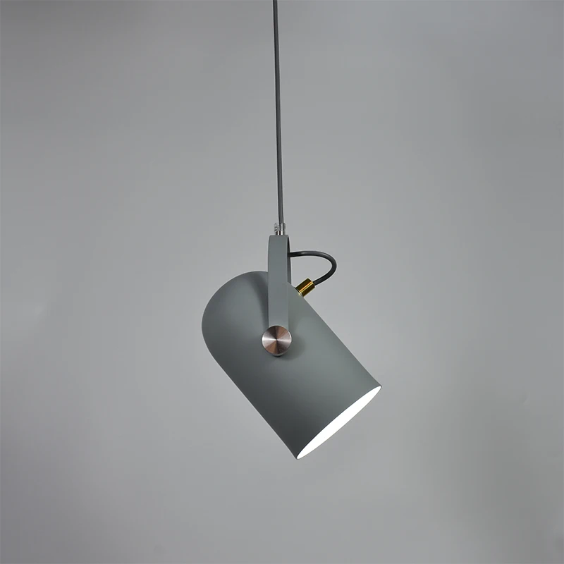 Скандинавский минимализм подвесной светильник регулируемый угол E27 небольшой подвесной светильник s, домашний декор светильник ing лампа и бар витрина точечный светильник