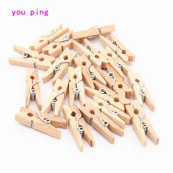 

Log wood 2.5mm 3.5mm 4.5mm 6.0mm 7.2mm Photo Binder Memo Clips Clothespin Craft Decoration Clips