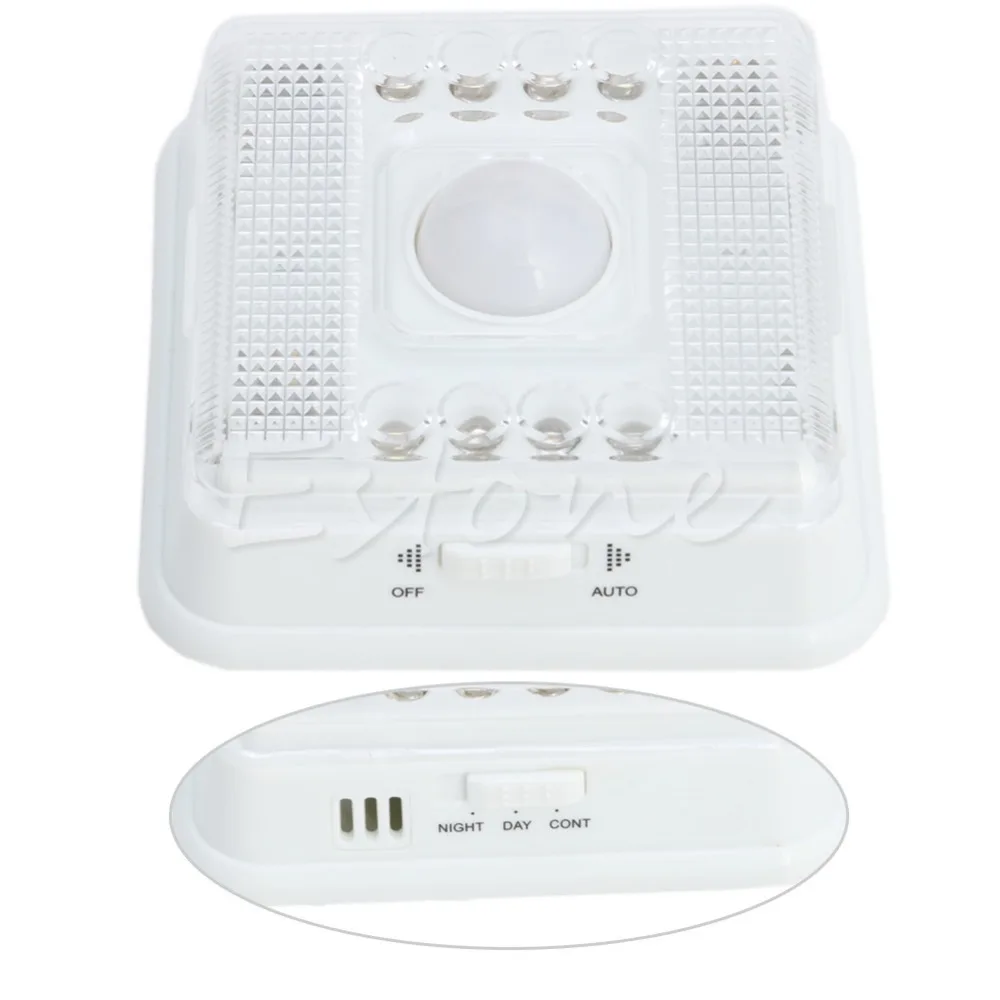 2018 High quality 8 LED Wireless Infrared Light Lamp PIR