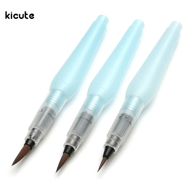 1Pcs Water Color Ink or Calligraphy Soft Water Brush Pen Painting Tool Students Gift School Stationery