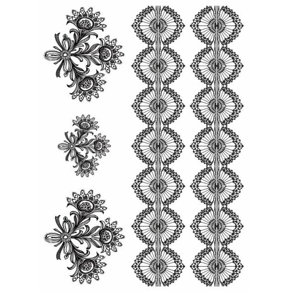 Yeeech Temporaire Tatouages Autocollant Pour Femmes Faux