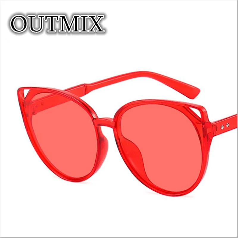 2019 Luxury Brand Design Women Cat Eye Sunglasses Outdoor Sports Driving Glasses Sexy Fashion Female Sunglasses Mirror UV400