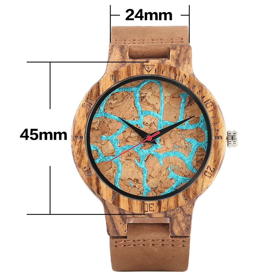 2017 NEW 4 Types Creative Wood Watch 100% Natural Bamboo Wooden Quartz Unique Wrist Watch Sport Clock Male Fashion Gift relogio masculino (36)