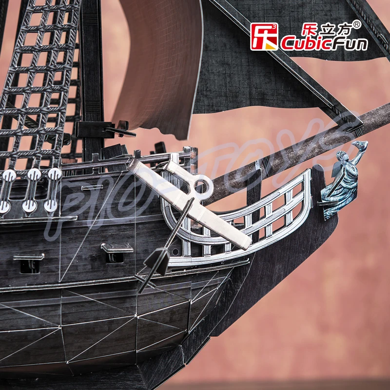 Udgrade Gift Black Pearl 3D Puzzle Adult Model Ship Movie History Pirate High Level Assemble Game Toys DIY Collection Decoration Udgrade Gift Black Pearl 3D Puzzle Adult Model Ship Movie History Pirate High Level Assemble Game Toys DIY Collection Decoration