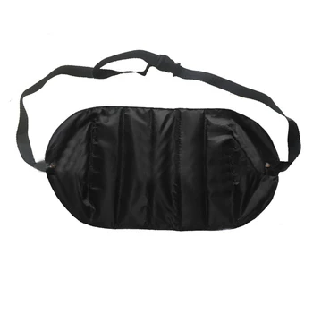 

Hot Sale Airplane Footrest Portable Adjustable Soft Foot Rest Feet Hammock for Plane black