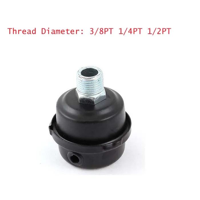 1pc 3/8PT 1/4PT 1/2PT Thread Diameter Metal Air Compressor Intake Filter Silencer Mufflers | Обустройство дома