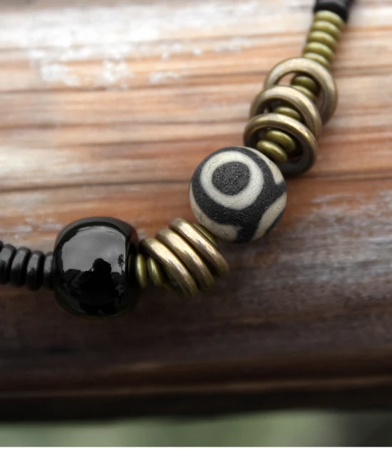 Black-Gemstone-Anti-evil-Eye-Tibetan-Bead-Coconut-shell-beads-Mix-Bracelet-Ethnic-Unique-Copper-Beads-Jewelry-For-Men-Women (12)