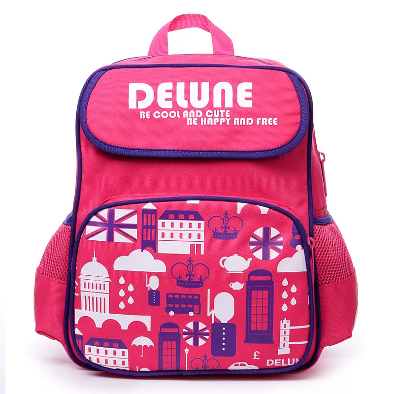 

DELUNE Kids Baby Students Cartoon Owl Character Book School Bags Backpacks for Children Satchel Shoulder Bags for Boys and Girls