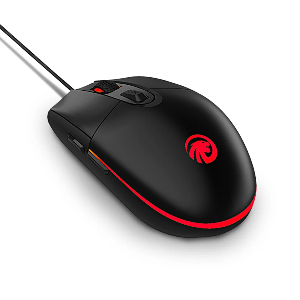 F мышь оптическая игровая проводная геймерская RGB USB для видеоигр игровые мыши