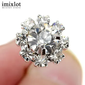 

20pcs/Lot Wedding Party Bridal Flower Crystal Rhinestone Diamante Clips Hairpin Hair Pins for Women Hair Accessories