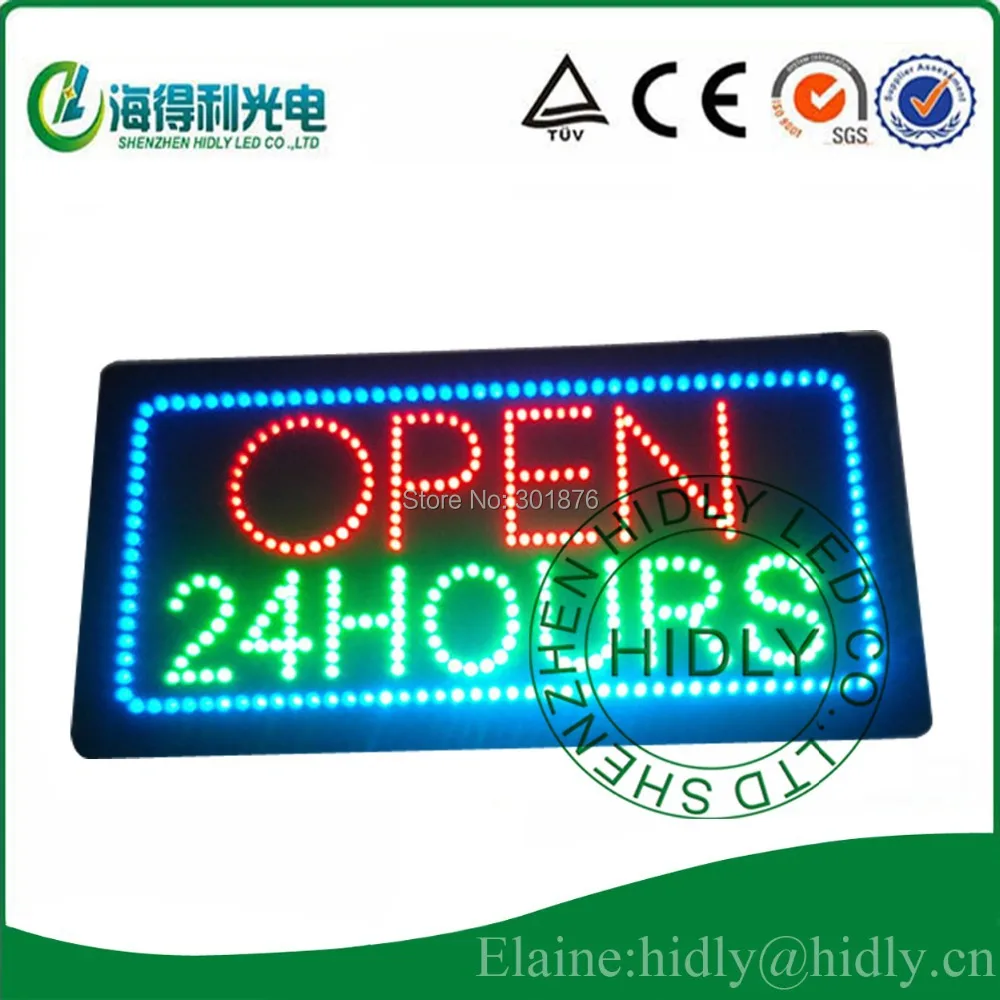 

Hidly brand Animated   LED neon open Sign ,Store sign, business open sign,open neon sign,open led display