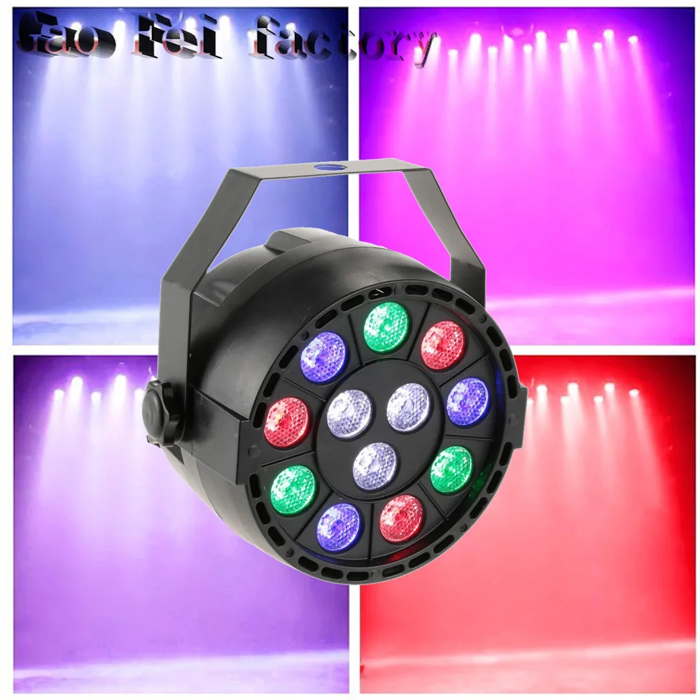 Led Lyre Mini Wash Dmx 12X3W RGBW Flat Par Stage светильник для Dj вечерние НКИ свадьбы|led par|outdoor led parled par