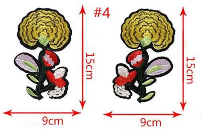 Голова тигра письмо бабочка цветок пчела птица вышитая нашивка-аппликация пришить на одежду пальто аксессуар - Цвет: 4