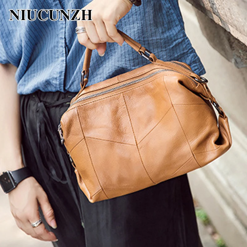 

NIUCUNZH 2019 Original Design Women Handbags Simple Leather Handbags Lady Fashion Crossbody Bag Multicolor Female Shoulder Bag
