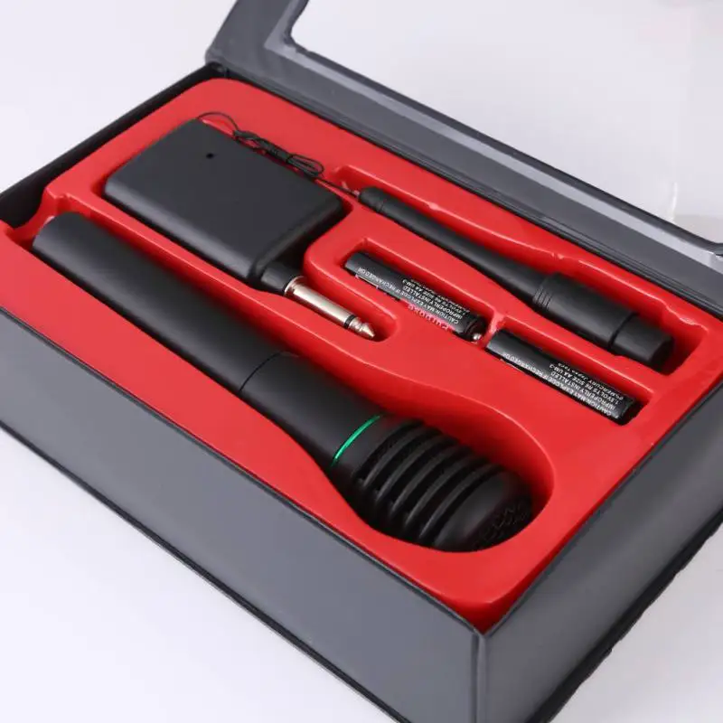

Professional Karaoke Handheld Microphone Wired Wireless Dynamic Microphones Receiver Studio UHF Mic For KTV Speech Amplifiers sd