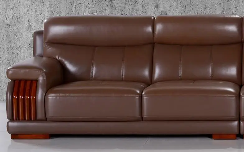 Estilo americano muebles moderno y de diseño elegante brown color de grano superior cuero genuino en.jpg