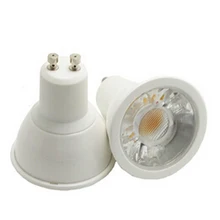 15 шт./лот 5 Вт GU10/MR16 COB Светодиодный прожектор лампа низкого напряжения переменного тока/постоянного тока 12 V белого цвета COB светодиодные светильники для внутреннего использования