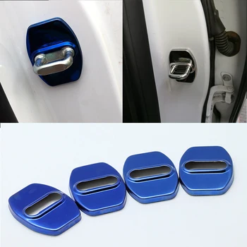 

for Chevrolet Camaro 6th Cruze 2016 2017 2018 car-styling Stainless Steel Door Lock Buckle Protective Cover High quality