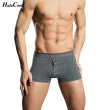 Модные сексуальные новые брендовые хлопковые мужские боксеры шорты, мужское нижнее белье большого размера, удобные мужские трусы