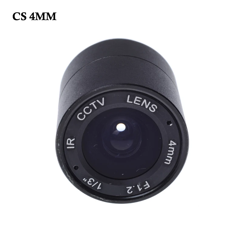 

Wholesale CCTV LENS 4mm 1/3" F1.2 CCTV Fixed Iris IR Infrared CS Mount Lens For Security CCTV Camera