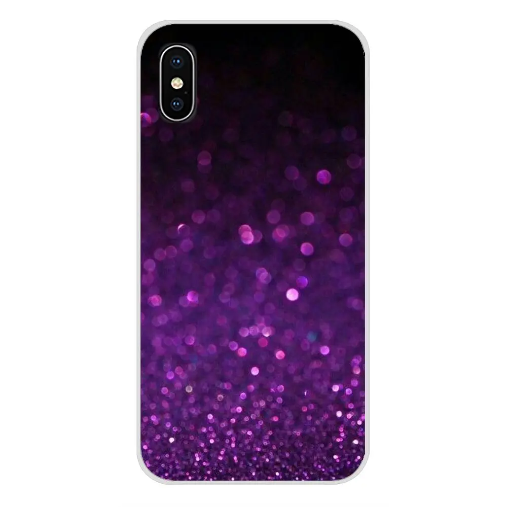Фиолетовые блестящие сверкающие аксессуары телефон оболочки чехлы для samsung A10 A30 A40 A50 A60 A70 Galaxy S2 Note 2 3 большое ядро Prime - Цвет: images 3
