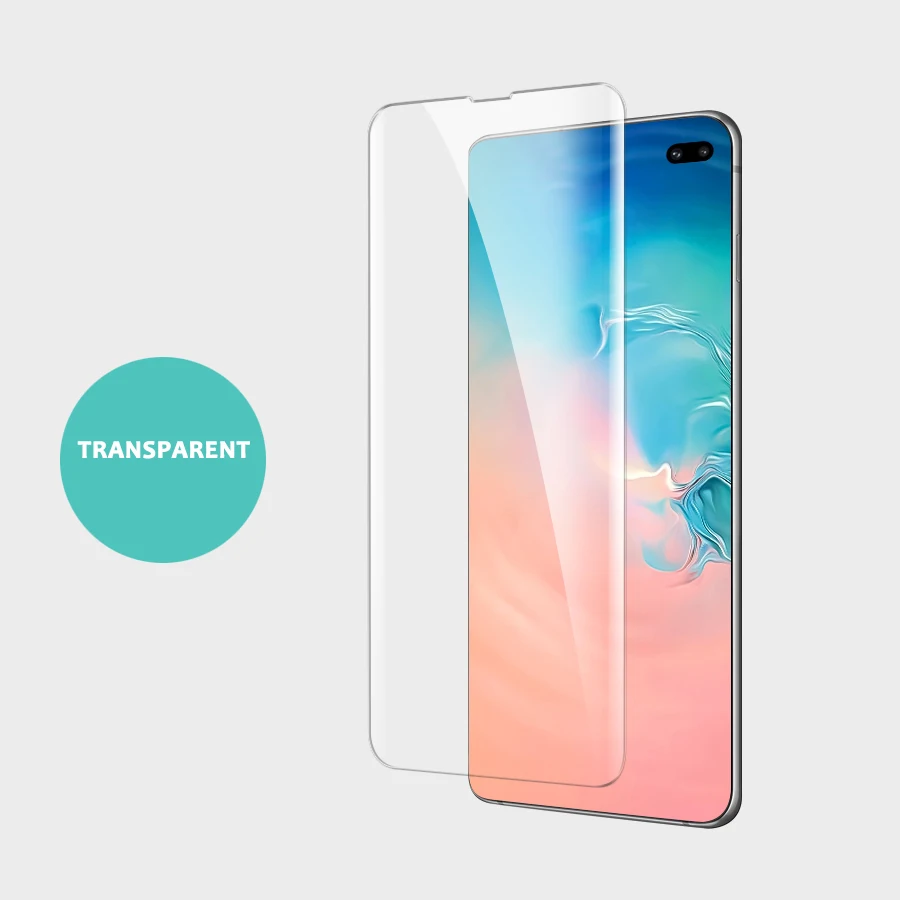УФ клей полное покрытие защита экрана против синего света для Samsung S10 plus S10e S8P