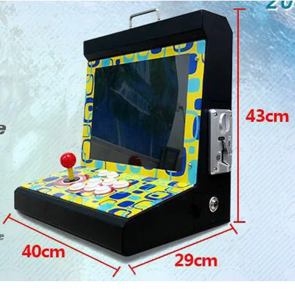 Mini bartop game machine Arcade Video Game Console 999/1299/1388 in 1 Box 5s/6s for 1 Player 15 inch screen Pandora box