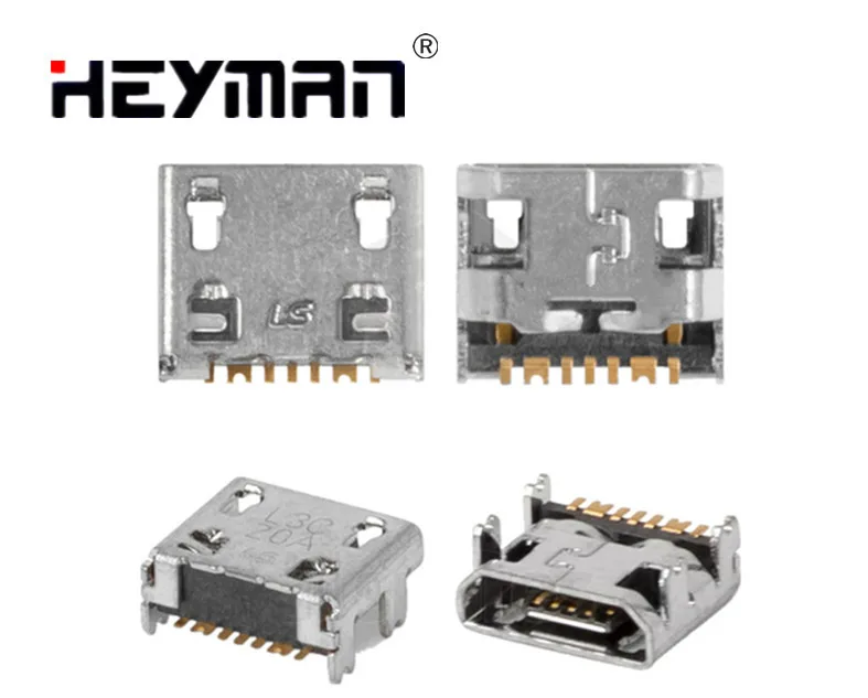 Разъем для зарядки Heyman Samsung G130H G318 G310HN G313F/H/HD/HN/HU Galaxy Ace 4 Duos (7 контактов micro USB type-B) |