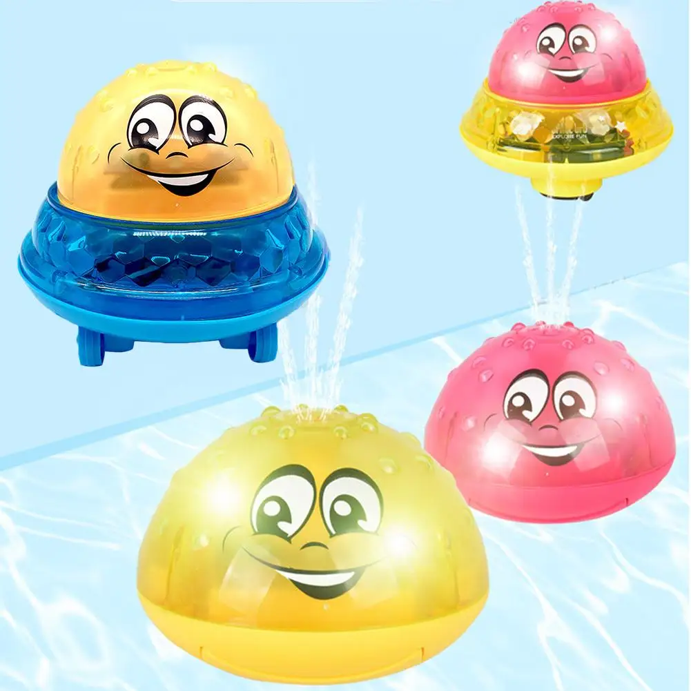 

Infant Children's Electric Induction Sprinkler Toy Light Baby Play Bath Toy Water Toys LED Light Toys Enjoy The Bath Pleasure