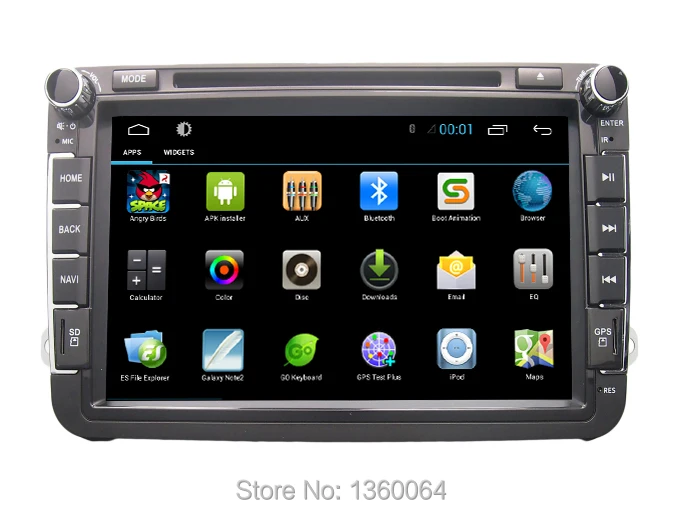 Discount Quad Core Android 7.1 Car DVD GPS Radio For VW Volkswagen POLO PASSAT CC JETTA TIGUAN TOURAN Bora GOLF 5+External MIC 1