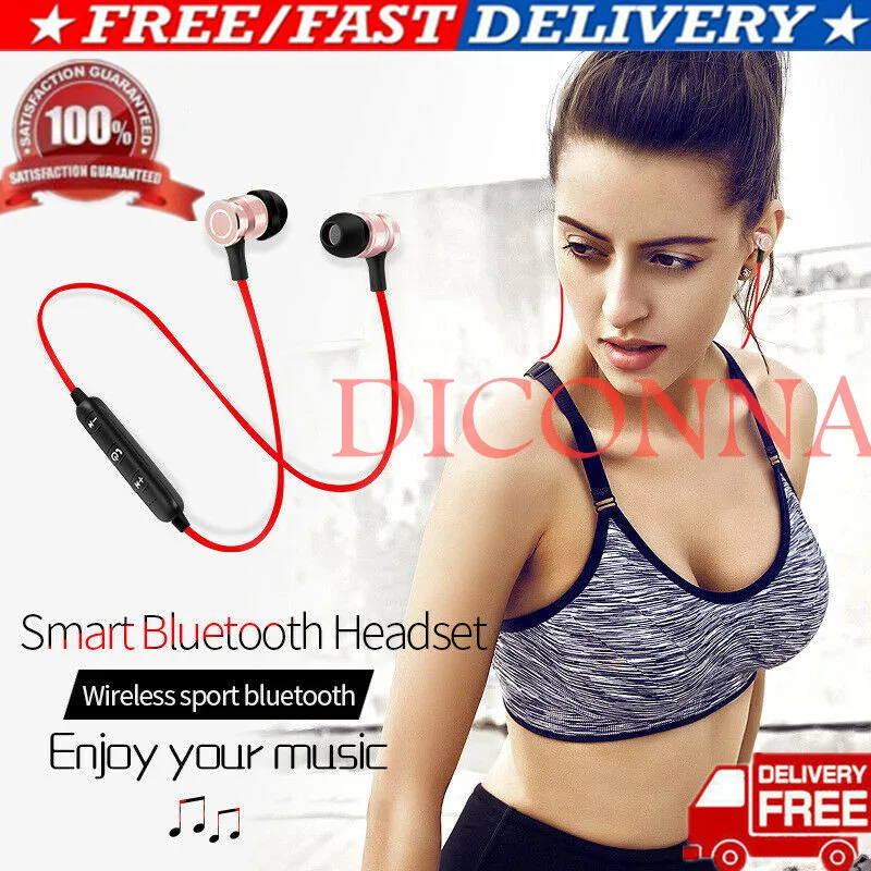 

Wireless + Wired Smart Bluetooth Headset Magnetic Suction S6 Sports Earbuds HD High Sound Quality Stereo Earphones