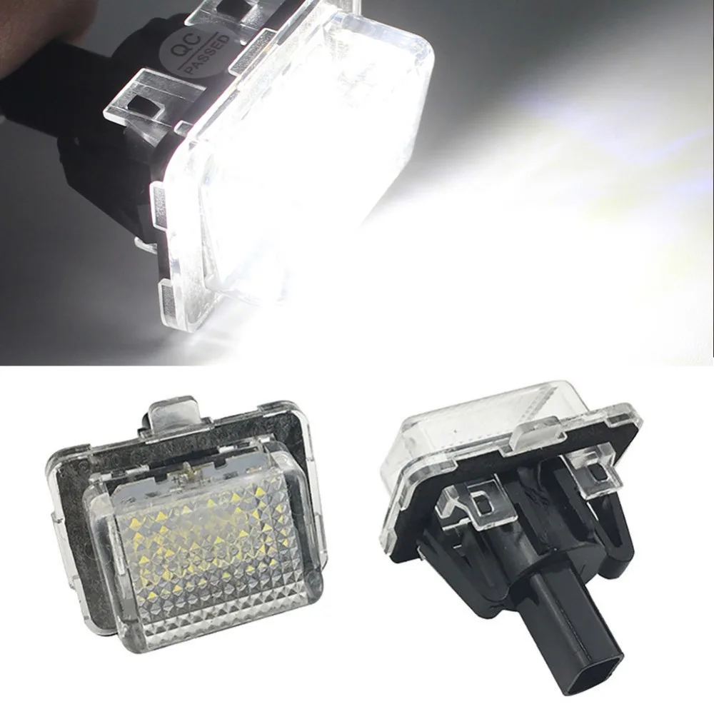 2Pcs18SMDCanbusLEDNumberLicensePlateLightOEMReplacementBulbforMercedesBenzW204