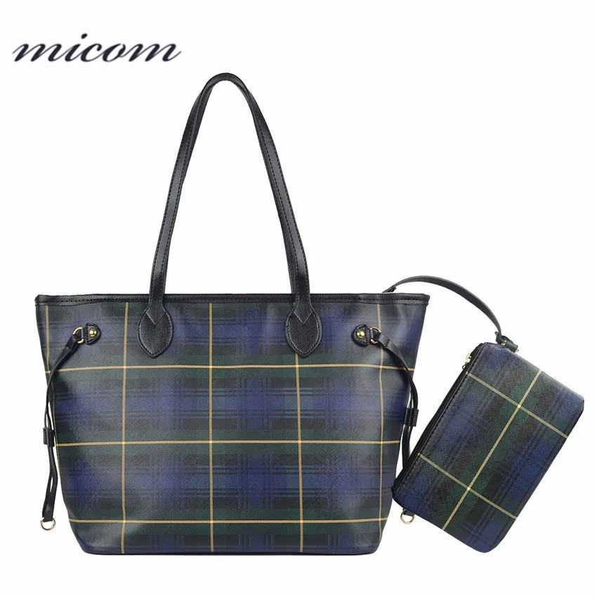 

MiCOM Women Handbag and Purse Set Female Shoulder Bags For Woman 2018 High Quality PU Leather Louis Printed Composite Bag