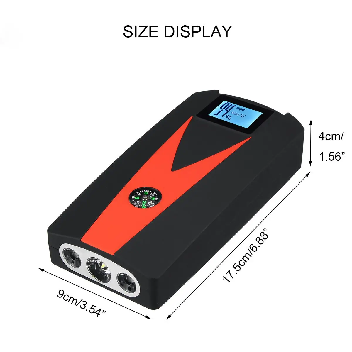  12V Car Jump Starter 99900mAh Portable Starting Device Battery USB Charger Emergency Powers Bank LE